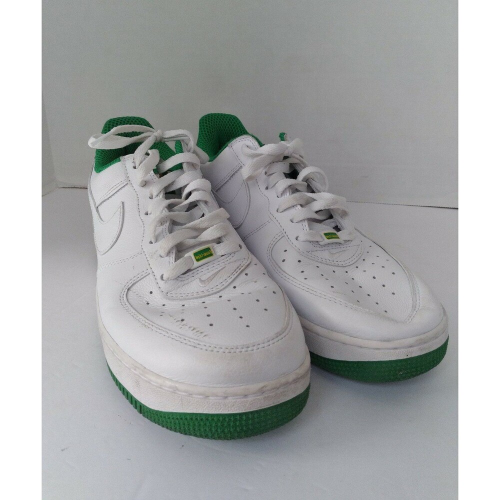 Nike Air Force 1 West‎ Indies Edition White & Green Sneakers Basketball Shoes